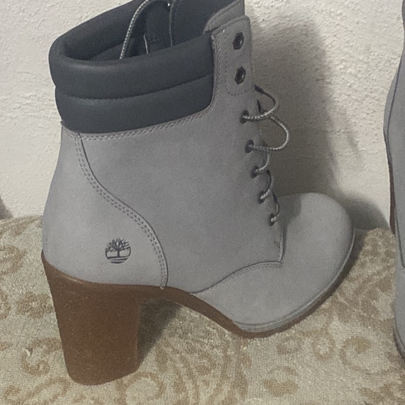 Tim’s Block heel👢8.5+Heavy link Sterling 925 Bracelet w 2 Stamped Charms 7.5” - Picture 5 of 17